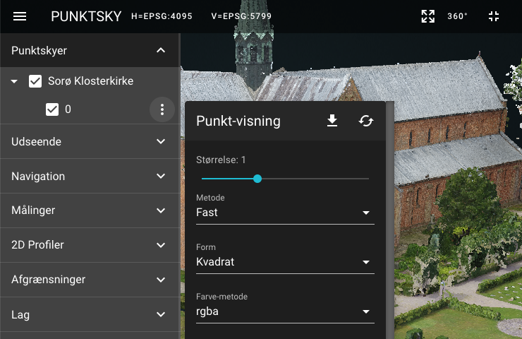 Punktsky menu